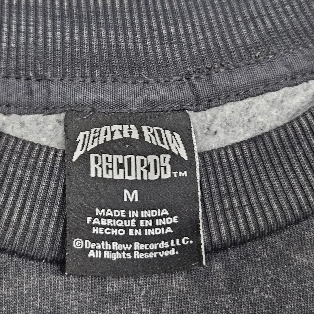 Death Row Records Doberman Dog Black Cotton Blend Men's Sweater Medium‎